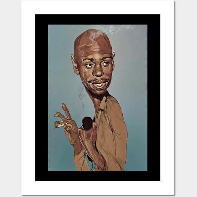 Laughing on the Dark Side with Dave Chappelle Wall Art by goddessesRED